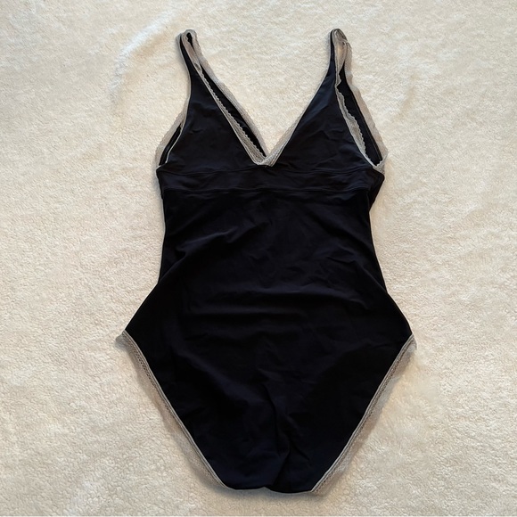 Victoria’s Secret - S/P - Black and Tan trim bodysuit - Picture 3 of 16